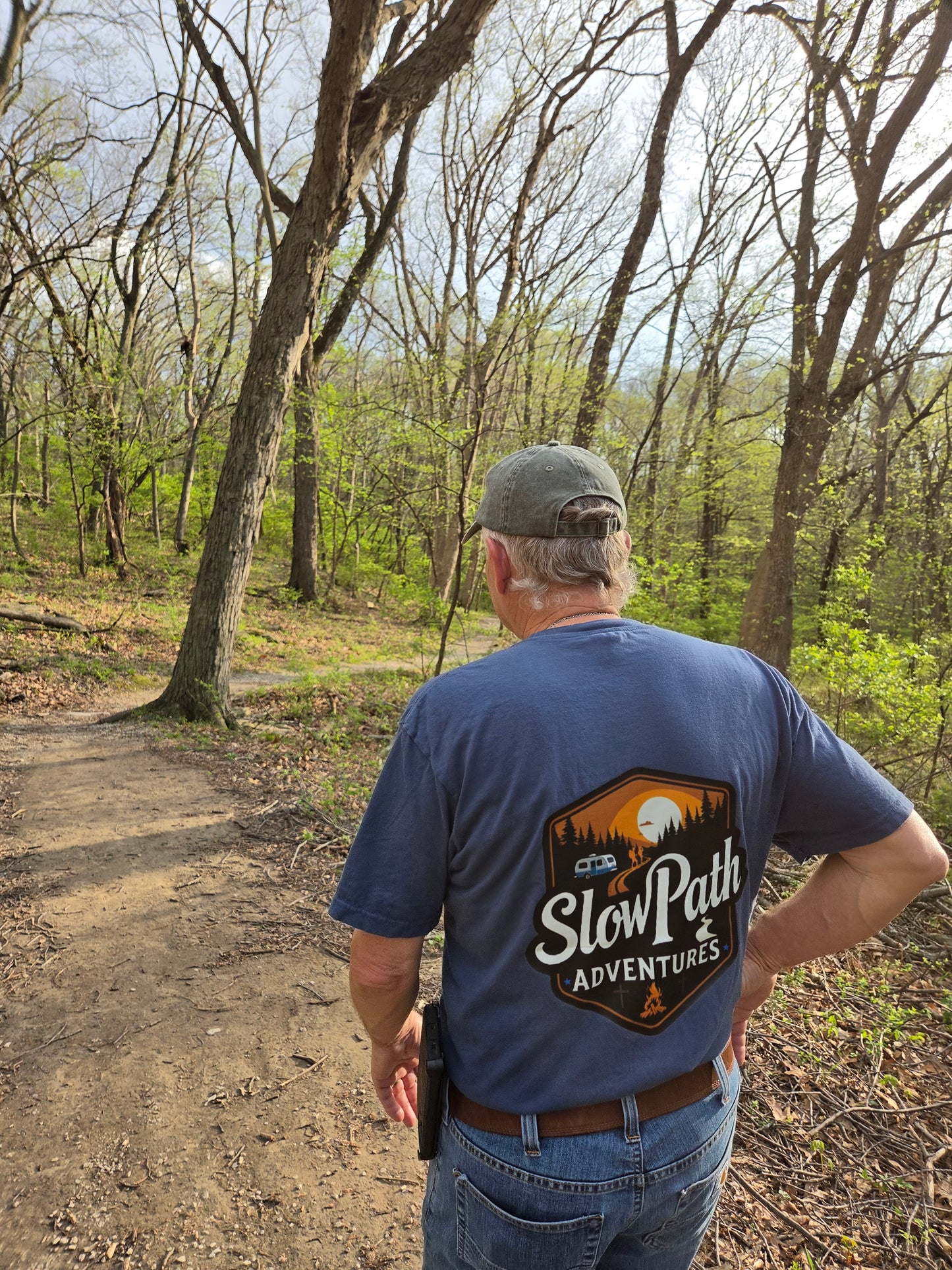 Slow Path Adventures Unisex Heavyweight T-shirt