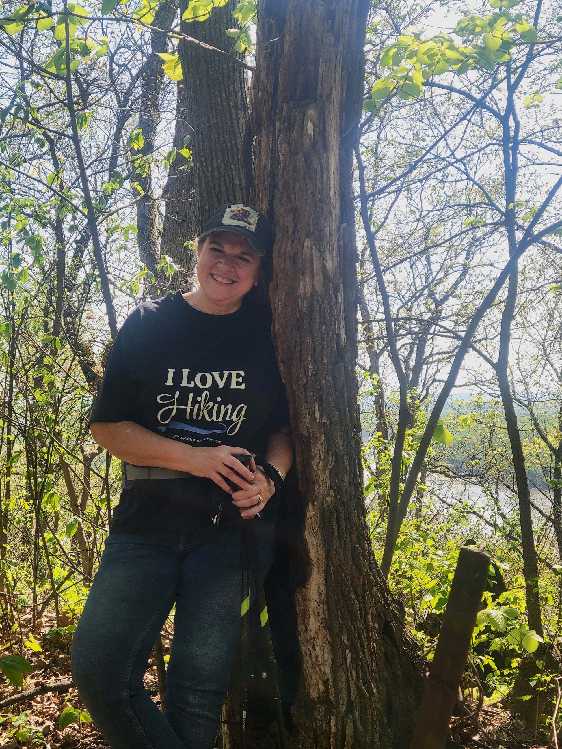 I love hiking T shirt Slow Path Adventures KKAY