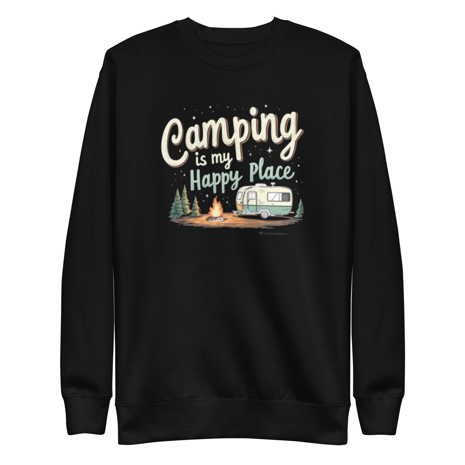 Camping is my happy place sweatshirt