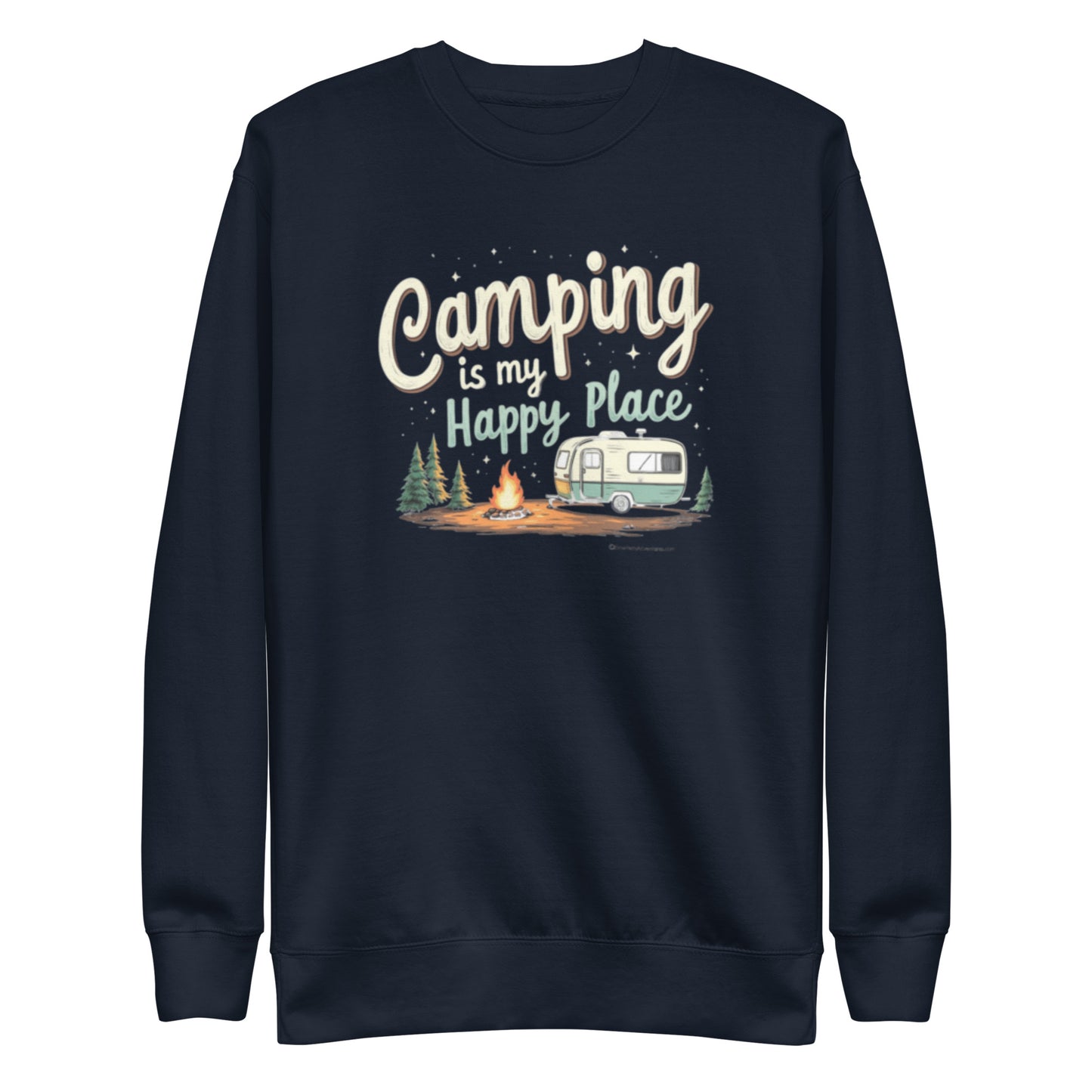 Camping is my happy place sweatshirt