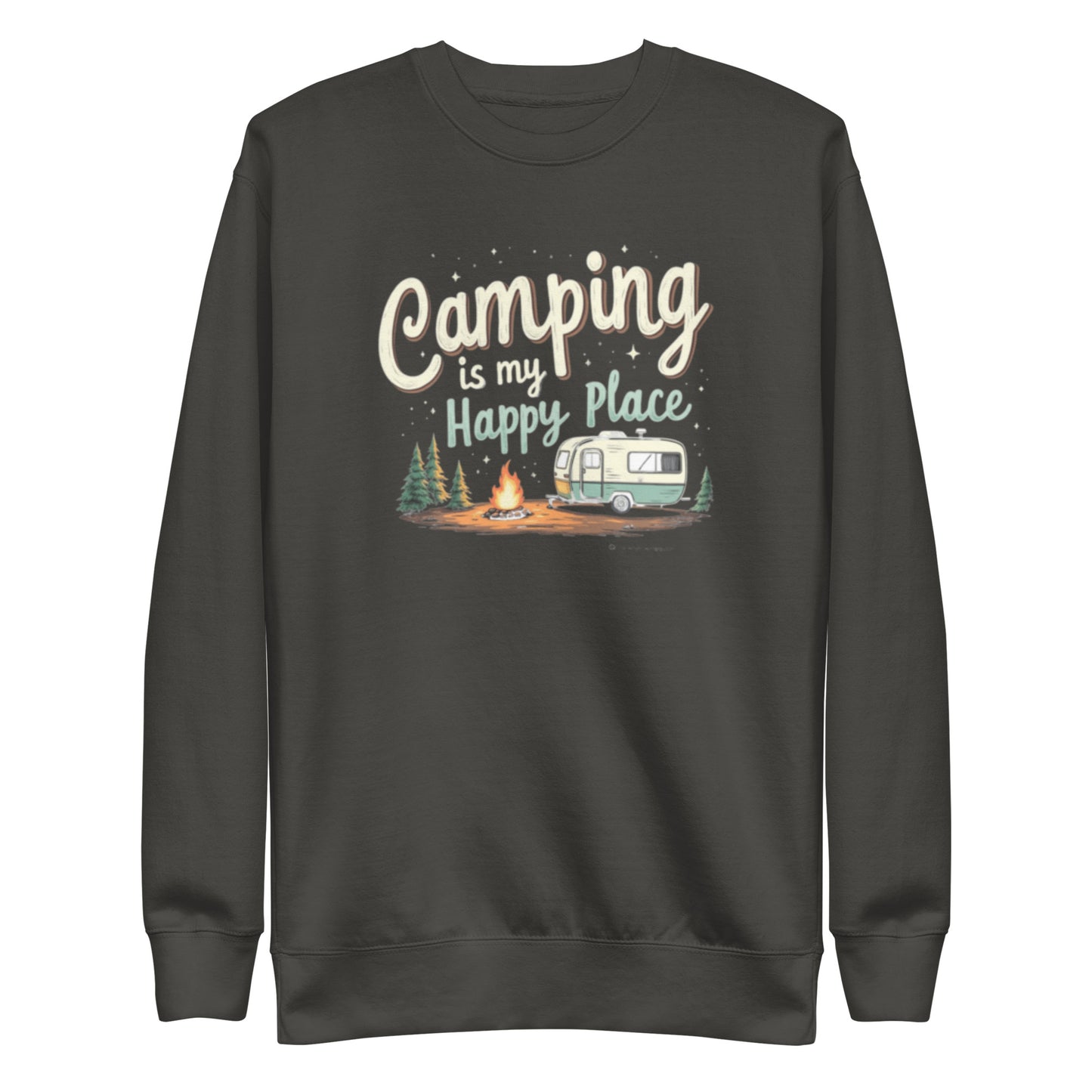 Camping is my happy place sweatshirt